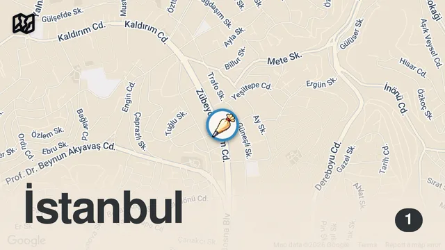 Map of Kruvasan mı, zeytinli açma mı? Sıcak sandviçler ve sonunda üç farklı tatlı.
