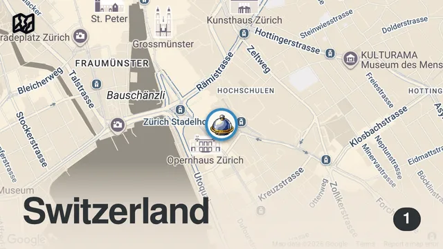 Map of Eating At The Most Expensive McDonalds in The World... (Switzerland)