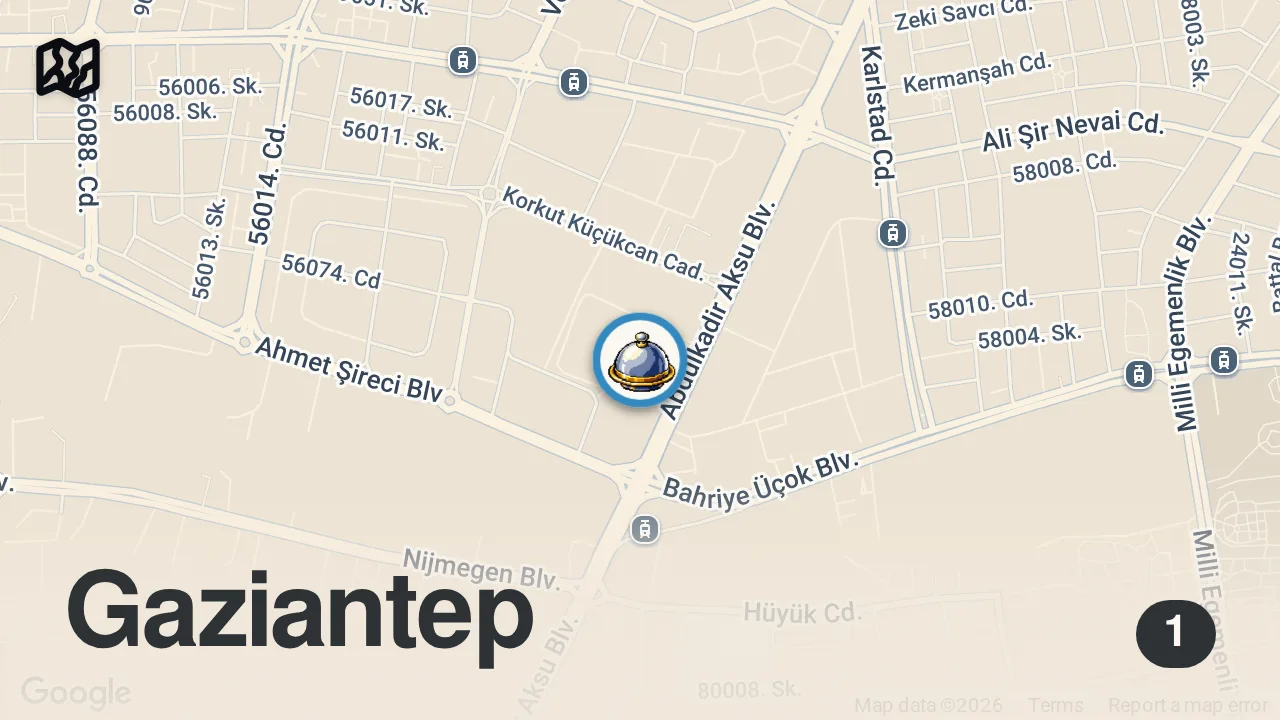 Map of 1 spot from Linda Türkiye’ye her geldiğinde ilk istediği şeylerden biri kebap oluyor. #zorunlu #reklam