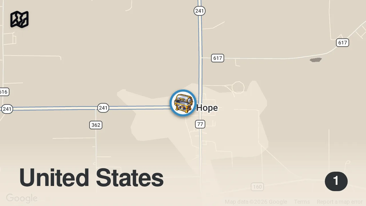 Map of 1 spot from I Ate Only Amish Food for 24 Hours