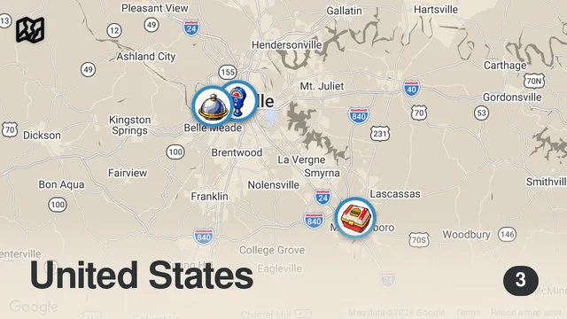 Map of Eating At SKETCHY Restaurants For 24 Hours... (Unbelievable) Part 5