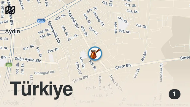 Map of MASA BULMAK ZOR! | HAYRİ USTA AYDIN
