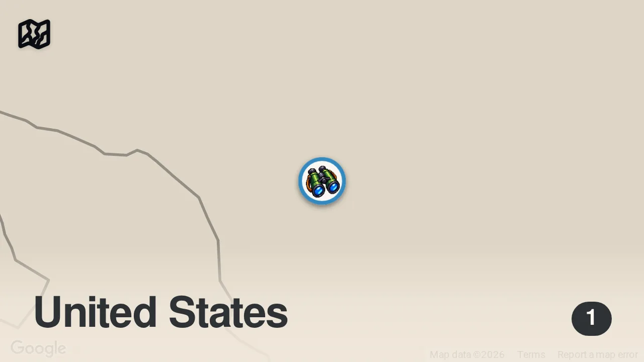 Map of 1 spot from Missing Aircrafts and Flying Objects | The Alaska Triangle | Travel Channel