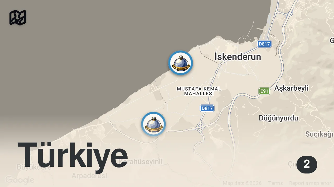 Map of 2 spots from ÖĞRENCİNİN YÜZÜNÜ GÜLDÜREN SERİ 3