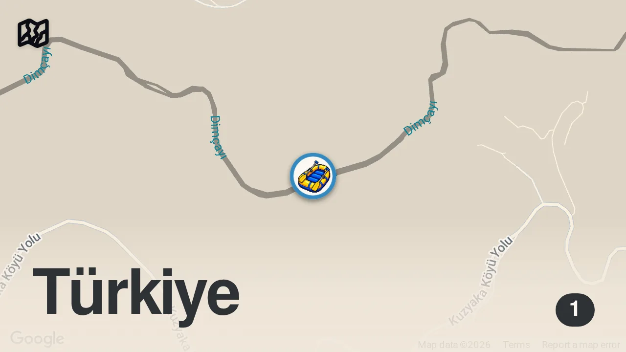Map of 1 spot from Gözleme severler #gelsin burası #alanya #dimcayi