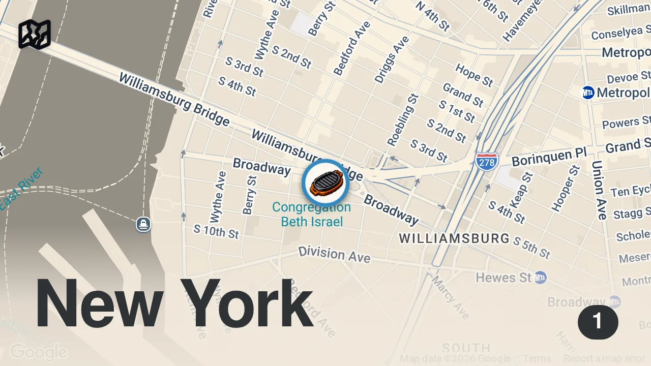 Map of 1 spot from Still the GOAT NYC Burger!