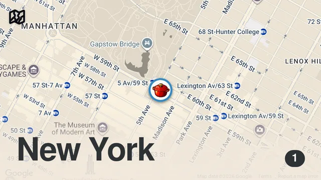 Map of POV: Solo upscale dinner with the Rich