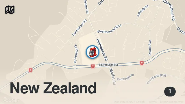 Map of First Time Trying Kiwi Pies 🇳🇿