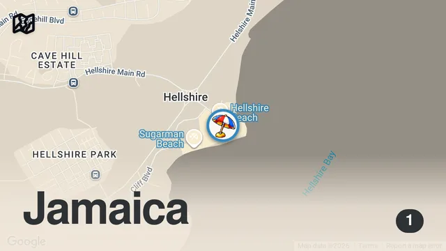 Map of Journeying Into a Bat-Filled Jamaican Cave | Anthony Bourdain: No Reservations | Travel Channel