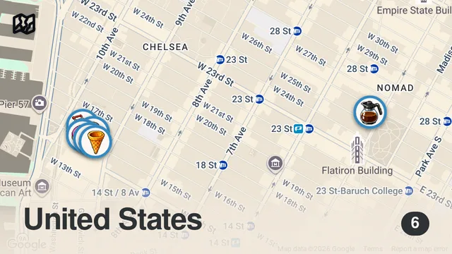 Map of Trying everything at Chelsea Market, NYC!