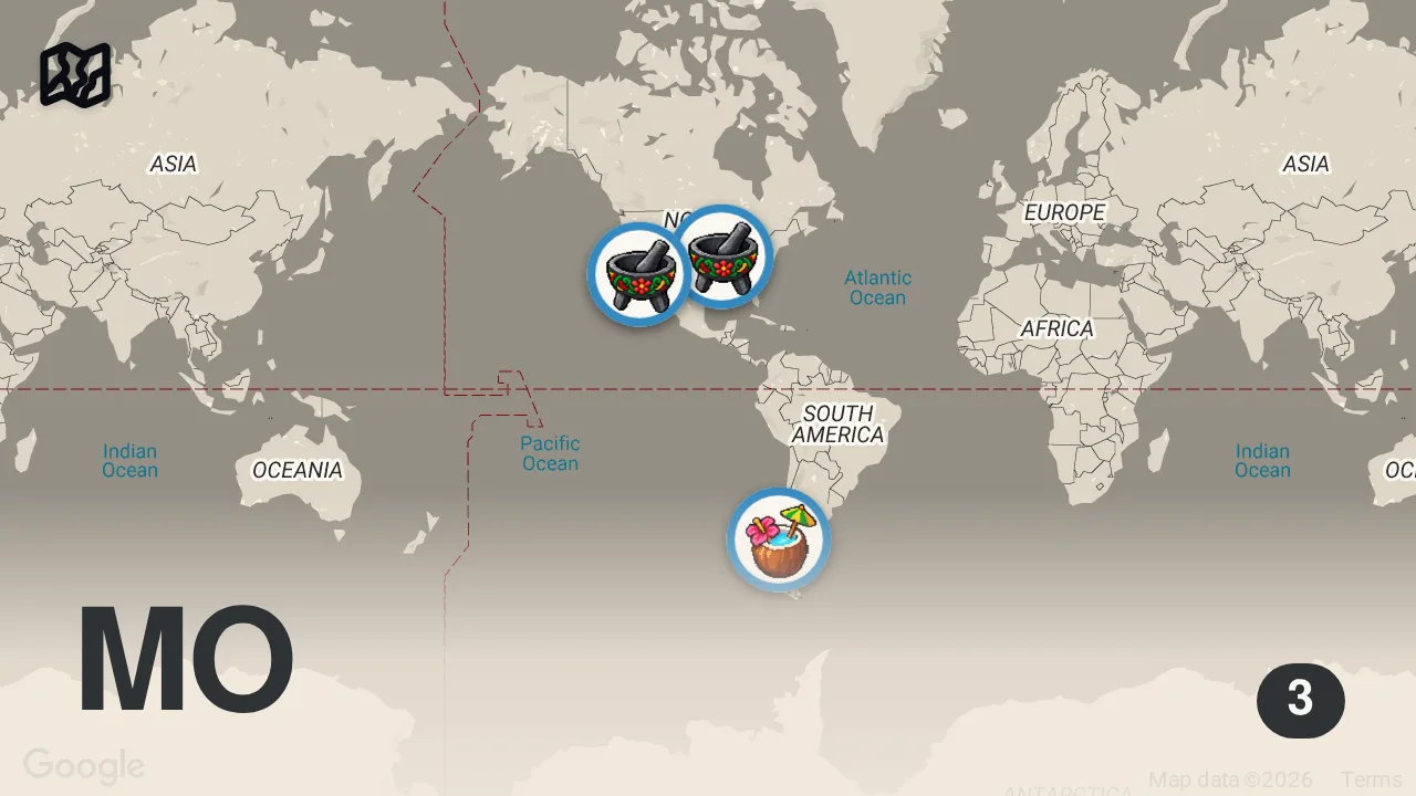 Map of 3 spots from Eating at SKETCHY Mini Marts For 24 Hours...