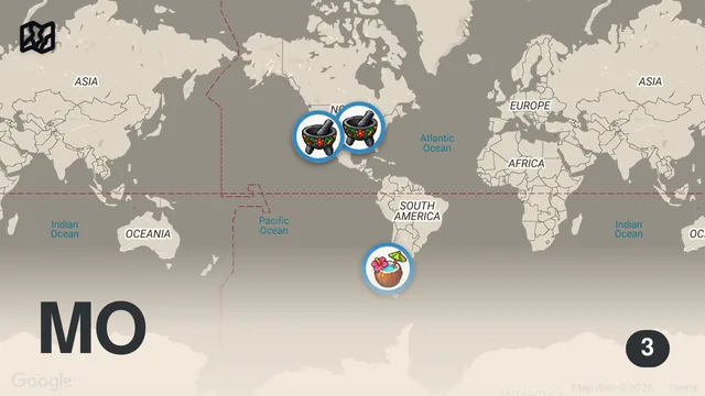Map of Eating at SKETCHY Mini Marts For 24 Hours...