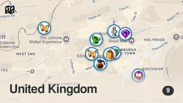 Map of 1st Time In Edinburgh 🏴󠁧󠁢󠁳󠁣󠁴󠁿 Scotland's PERFECT City