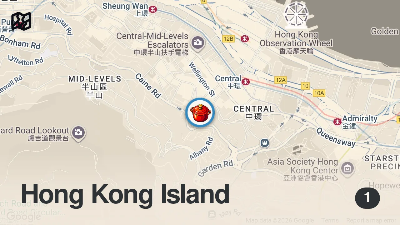 Map of 1 spot from Acting Like a Food Critic at Michelin Star Restaurants | Josh Slavin Compilation