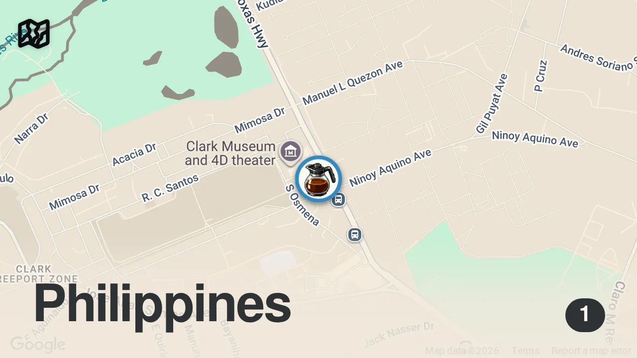 Map of 1 spot from Do you like Tiramisu? ☕