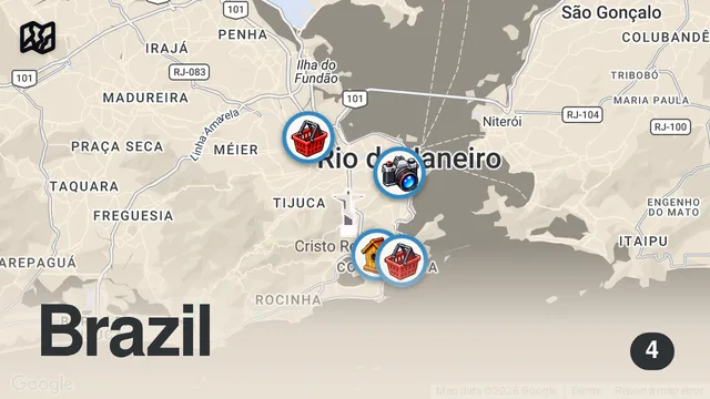 Map of Dyeing my hair in Brazil’s largest favéla + getting robbed