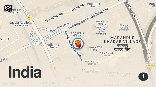Map of These Kati Rolls are One of India's Best Street Foods | Street Eats | Bon Appétit