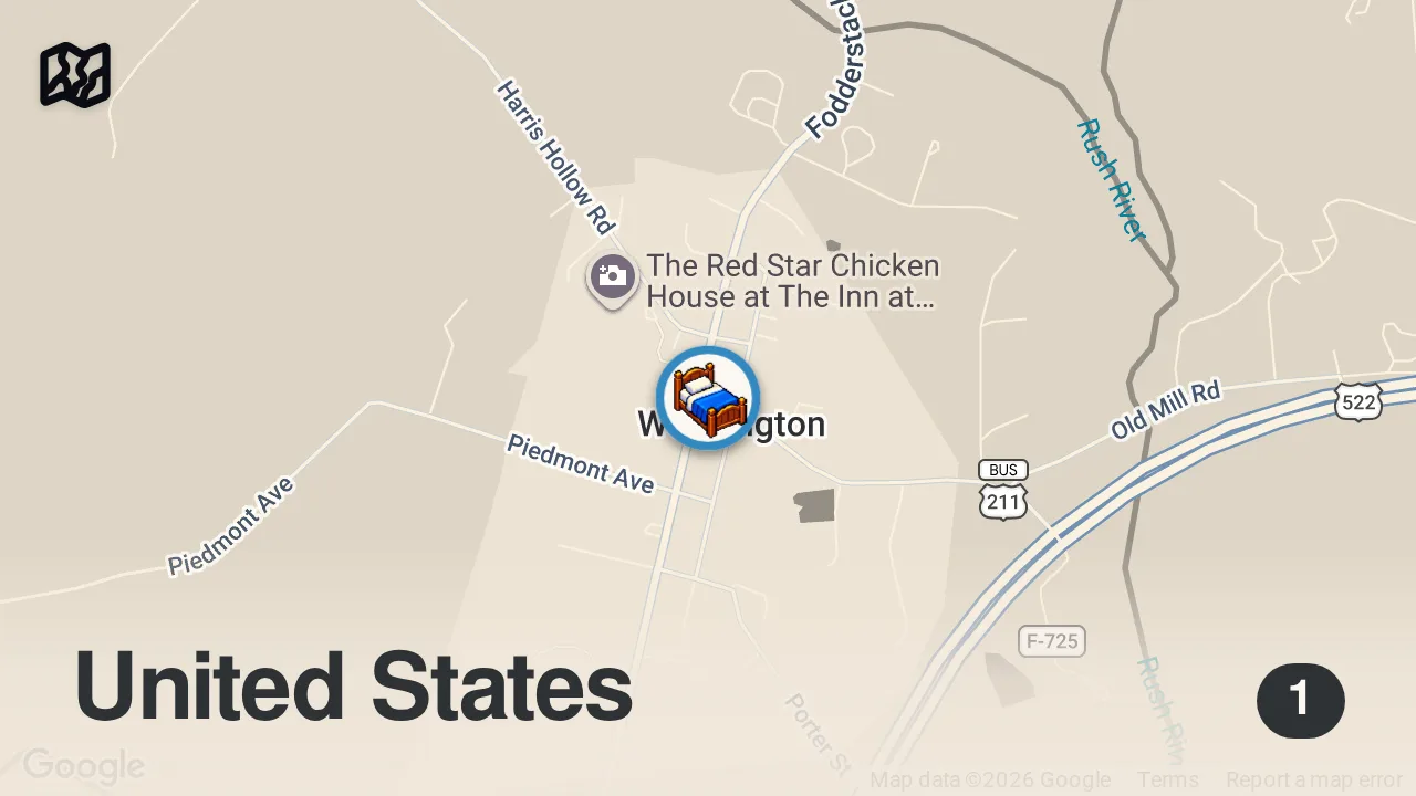 Map of 1 spot from Asking Millionaires to Cook for Them in Their House!