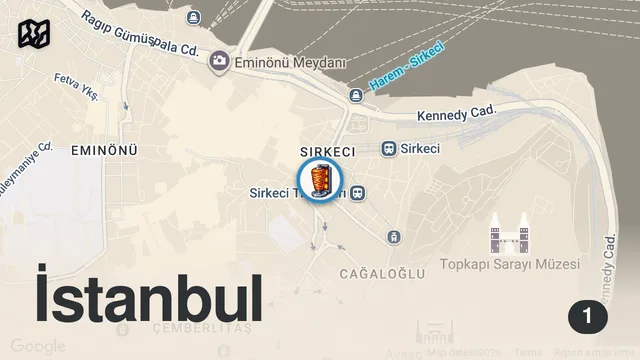 Map of The Peak of Cağ Kebab in Istanbul 🫶 #streetfood #short #shorts