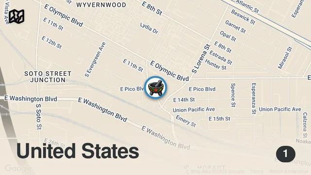 Map of Trying VIRAL Food in LA: Mexico VS South Africa