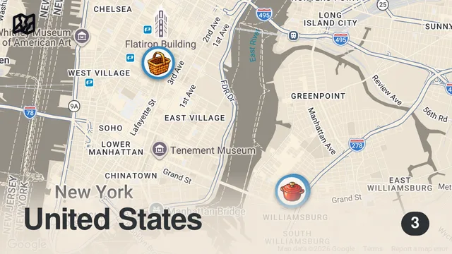 Map of A Day at Brooklyn's Busiest New Restaurant I Cavallini — Mise En Place