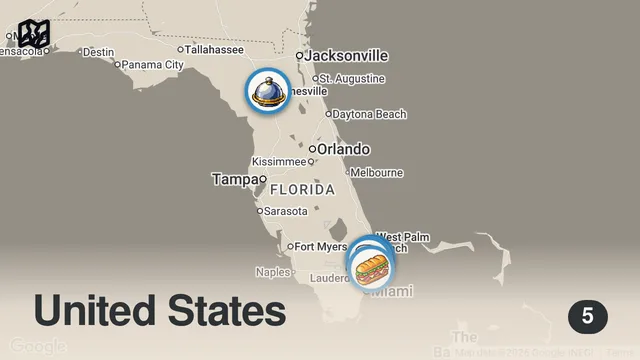 Map of Letting Strangers Decide Where I Eat For 24 Hours...