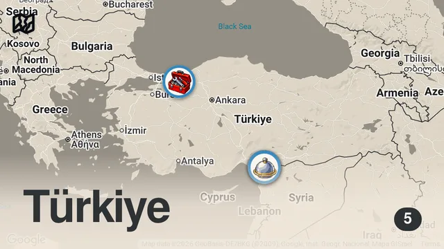 Map of 3 SAATTE 6000 TL SERİSİ!!!