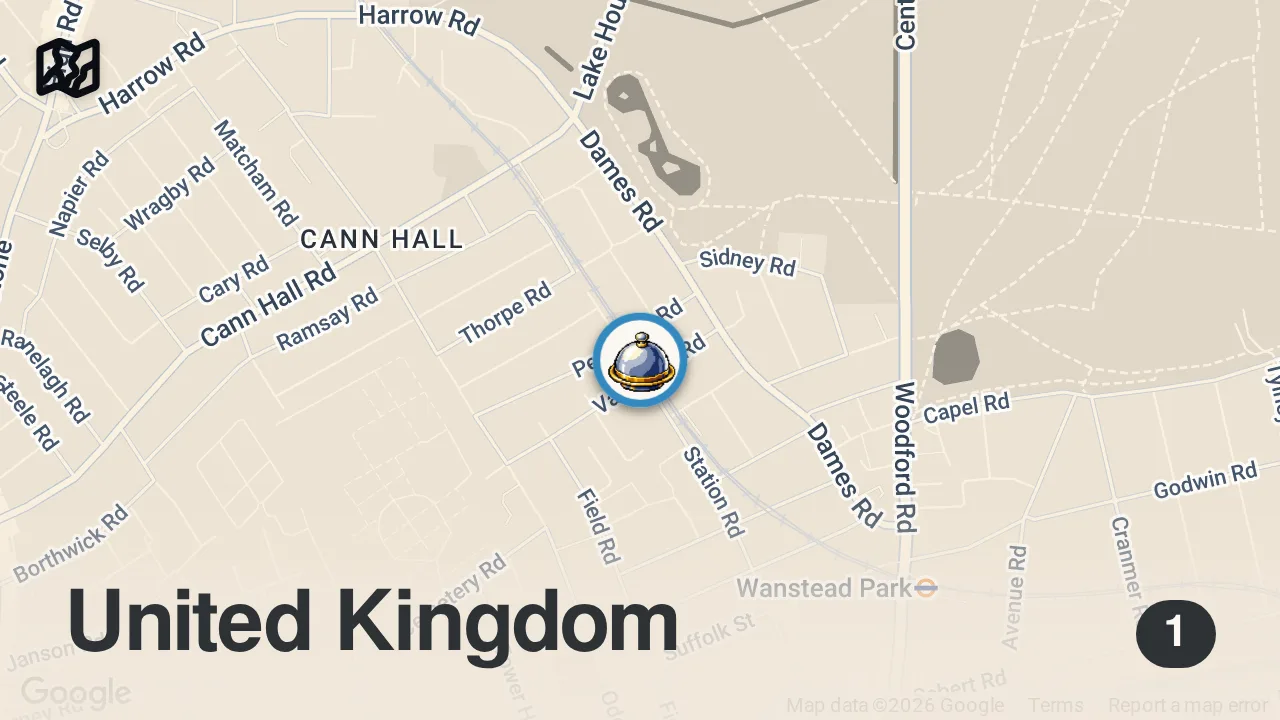 Map of 1 spot from I Found the Best Chicken at the World's Largest Chicken Food Festival