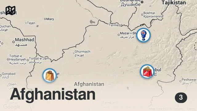 Map of Caught In A Tricky Situation in Afghanistan, Herat 🇦🇫