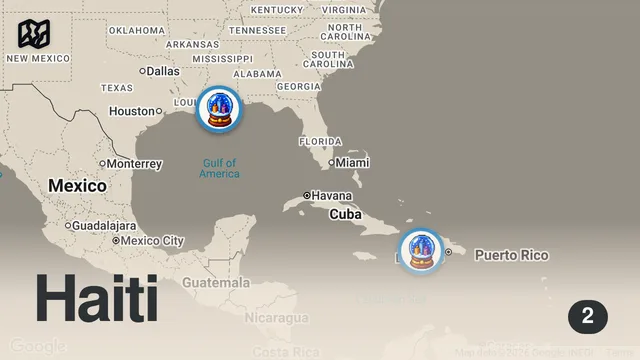 Map of Is There a Spirit Behind the Voodoo Mask!? | A Haunting | Travel Channel