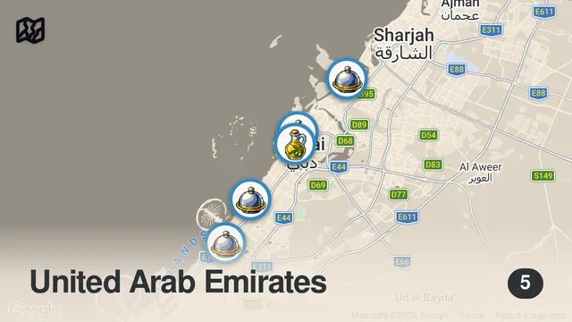 Map of Top 5 Iranian Restaurants You Can Support In Dubai