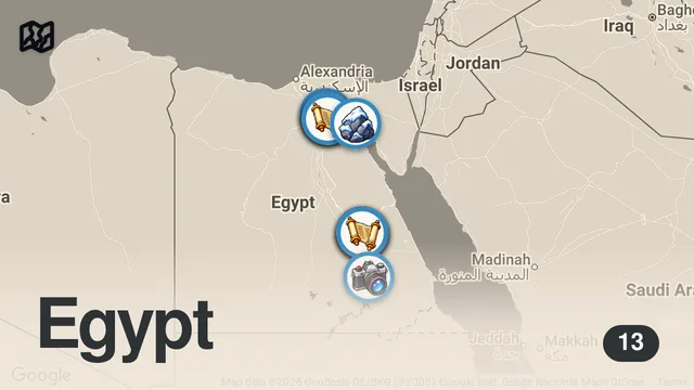 Map of Death of the Pyramids (Full Episode) | Lost Treasures of Egypt | National Geographic