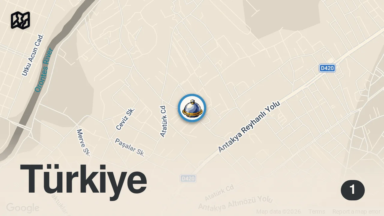 Map of 1 spot from BİZ DANA KULLANIYORUZ! | TUGAY KASABI