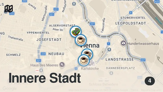 Map of Why Vienna's Coffee Houses are the best! Cafés, Coffee Types, History | Travel Guide