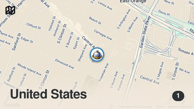 Map of This Is Supposedly One of The Best Jamaican Restaurants In NJ, O Cookshop In East Orange