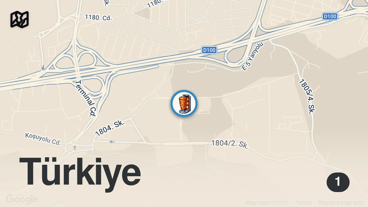 Map of 1 spot from 900 TL (400 Gram) #shorts #cagkebap #TeamMeyzi
