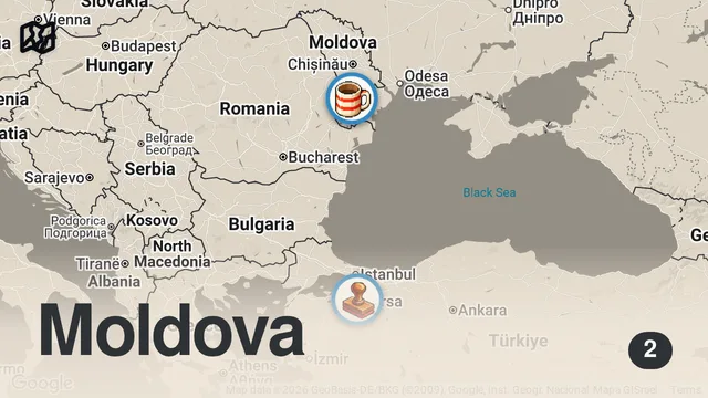 Map of This Is How Forgotten Christian Turks Live In Moldova 🇲🇩 Inside Gagauzia, Ceadir-Lunga
