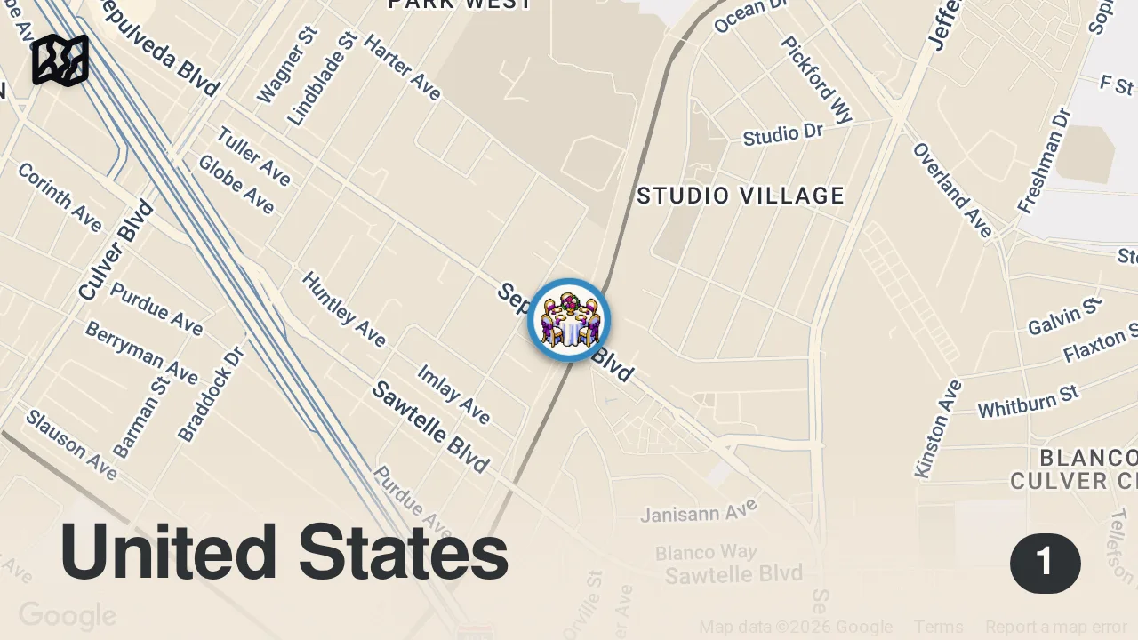 Map of 1 spot from HELLO FROM ARGENTINA| BIG NEWS: WE WON YOUTUBE'S NEXT UP!