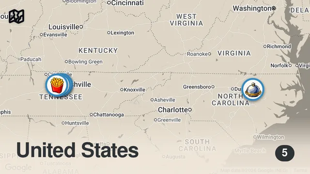 Map of I Tried NEW Fast Food Menu Items So You Don't Have To