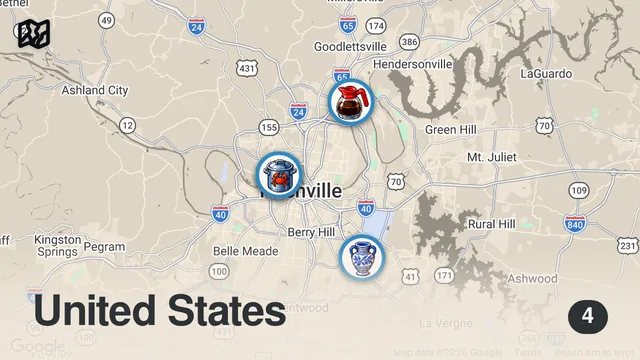 Map of Eating In The Most Dangerous Hoods For 24 Hours… (Uh-oh)