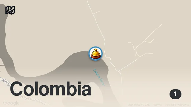 Map of Staying In a Tree House Airbnb…(Cheapest in Colombia)