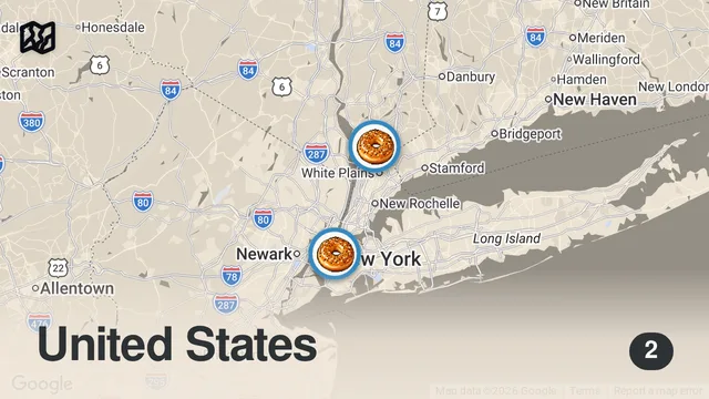 Map of Mark Ambor Thinks Gluten Free Bagels Taste the Same