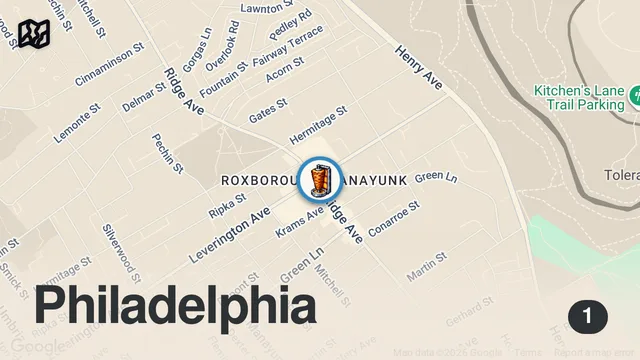 Map of Philly’s BEST halal truck.