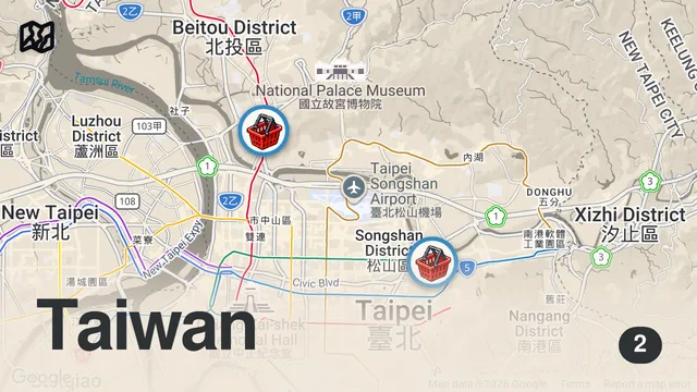 Map of 15 Must Try Taiwanese Street Foods at Taipei Largest Night Markets 🇹🇼