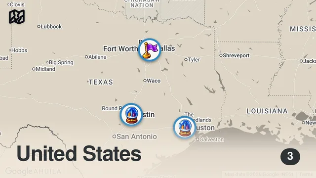 Map of Finding The Best Barbecue In Texas | Food Tours Marathon | Insider Food