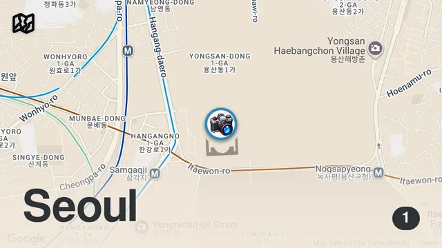 Map of Kore Savaş Müzesi'nde Duygulandık! 🇰🇷 Full Video Linkte — Seul Part 1!