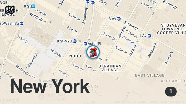 Map of NYC’s newest bakery that’s actually good #foodie #foodlover #nyc #bakery