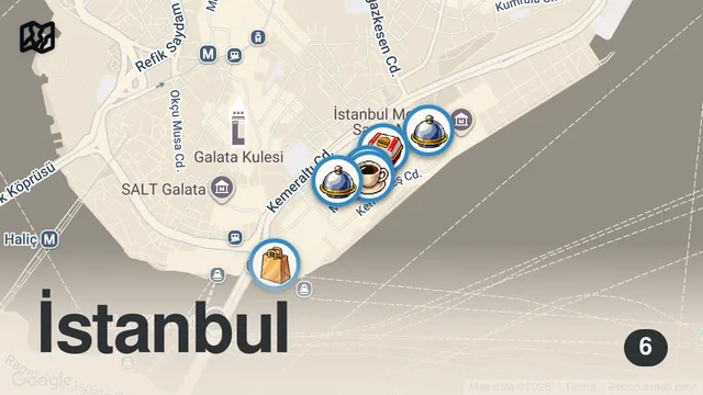 Map of DEV PASTAYA HAYRAN KALDIK (Karaköy Lezzet Rehberi) - Ayaküstü Lezzetler