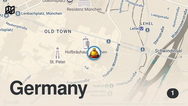 Map of Ich TESTE den ROOMSERVICE im LUXUS Hotel 🤩