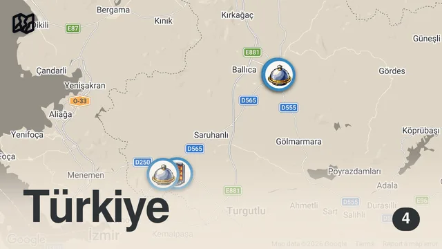 Map of MANİSA'DA NE YENİR?